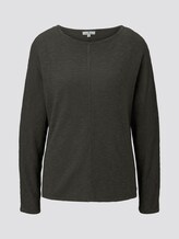 Strukturierter Strickpullover - Frauen - Woodland Green Strukturierter Strickpullover - Frauen - Woodland Green - 7 - TOM TAILOR