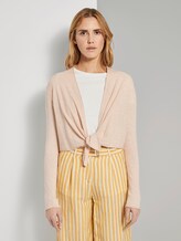 Strukturierter Bolero zum Knoten - Frauen - silky vanilla melange Strukturierter Bolero zum Knoten - Frauen - silky vanilla melange - 1 - TOM TAILOR