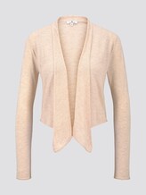 Strukturierter Bolero zum Knoten - Frauen - silky vanilla melange Strukturierter Bolero zum Knoten - Frauen - silky vanilla melange - 7 - TOM TAILOR