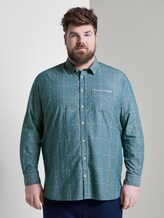 Strukturiertes Hemd - Männer - olive check by yellow clipper Strukturiertes Hemd - Männer - olive check by yellow clipper - 1 - Men Plus