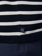 Gestreifter Strickpullover - Männer - navy white stripe Gestreifter Strickpullover - Männer - navy white stripe - 10 - Men Plus