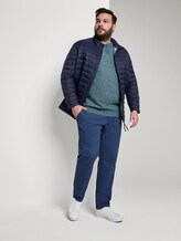 Strukturierter Strickpullover - Männer - green white structure Strukturierter Strickpullover - Männer - green white structure - 3 - Men Plus