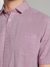 Fein strukturiertes Kurzarmhemd mit Haifischkragen - Männer - pale pink white structure Fein strukturiertes Kurzarmhemd mit Haifischkragen - Männer - pale pink white structure - 9 - TOM TAILOR