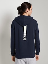 Hoodie mit Schrift-Print - Männer - Sky Captain Blue Hoodie mit Schrift-Print - Männer - Sky Captain Blue - 2 - TOM TAILOR Denim