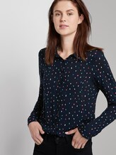 Gemusterte Hemdbluse - Frauen - navy multicolor dots Gemusterte Hemdbluse - Frauen - navy multicolor dots - 5 - TOM TAILOR Denim