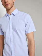 Kurzarmhemd mit Strukturmuster - Männer - light blue stripe white dobby Kurzarmhemd mit Strukturmuster - Männer - light blue stripe white dobby - 9 - TOM TAILOR
