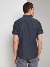 Kurzarmhemd mit Strukturmuster - Männer - navy stripe with dobby Kurzarmhemd mit Strukturmuster - Männer - navy stripe with dobby - 2 - TOM TAILOR