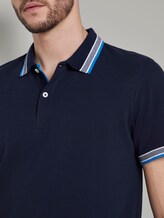 Poloshirt mit Kontrastblende - Männer - Black Iris Blue Poloshirt mit Kontrastblende - Männer - Black Iris Blue - 9 - TOM TAILOR