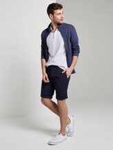 Poloshirt mit Kontrastblende - Männer - White Poloshirt mit Kontrastblende - Männer - White - 3 - TOM TAILOR