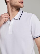 Poloshirt mit Kontrastblende - Männer - White Poloshirt mit Kontrastblende - Männer - White - 9 - TOM TAILOR