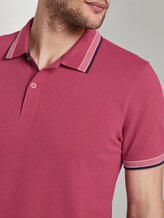 Poloshirt mit Kontrastblende - Männer - wine rose pink Poloshirt mit Kontrastblende - Männer - wine rose pink - 9 - TOM TAILOR