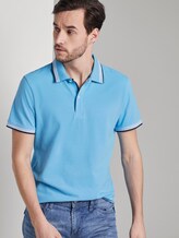 Poloshirt mit Kontrastblende - Männer - soft cloud blue Poloshirt mit Kontrastblende - Männer - soft cloud blue - 5 - TOM TAILOR