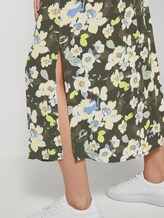 Flowing maxi skirt with a floral print - Women - khaki floral design Flowing maxi skirt with a floral print - Women - khaki floral design - 9 - TOM TAILOR