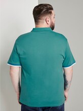 Poloshirt mit Streifen-Details - Männer - ever green Poloshirt mit Streifen-Details - Männer - ever green - 2 - Men Plus