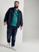 Poloshirt mit Streifen-Details - Männer - ever green Poloshirt mit Streifen-Details - Männer - ever green - 3 - Men Plus