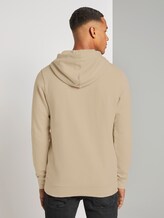 Hoodie mit dezentem Print - Männer - Fog Beige Hoodie mit dezentem Print - Männer - Fog Beige - 2 - TOM TAILOR Denim