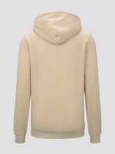 Hoodie mit dezentem Print - Männer - Fog Beige Hoodie mit dezentem Print - Männer - Fog Beige - 8 - TOM TAILOR Denim