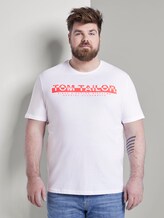 T-Shirt mit Print - Männer - White T-Shirt mit Print - Männer - White - 1 - Men Plus