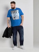 T-Shirt mit Reflekt-Print - Männer - victory blue T-Shirt mit Reflekt-Print - Männer - victory blue - 3 - Men Plus