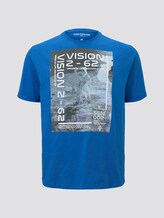 T-Shirt mit Reflekt-Print - Männer - victory blue T-Shirt mit Reflekt-Print - Männer - victory blue - 7 - Men Plus