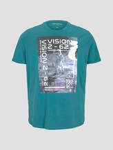 T-Shirt mit Reflekt-Print - Männer - ever green T-Shirt mit Reflekt-Print - Männer - ever green - 7 - Men Plus