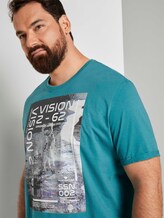 T-Shirt mit Reflekt-Print - Männer - ever green T-Shirt mit Reflekt-Print - Männer - ever green - 9 - Men Plus