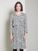 Printed dress with a lapel collar - Women - colorful floral design Printed dress with a lapel collar - Women - colorful floral design - 1 - TOM TAILOR