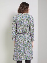 Printed dress with a lapel collar - Women - colorful floral design Printed dress with a lapel collar - Women - colorful floral design - 2 - TOM TAILOR
