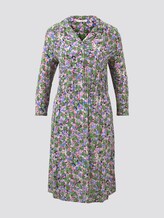 Printed dress with a lapel collar - Women - colorful floral design Printed dress with a lapel collar - Women - colorful floral design - 7 - TOM TAILOR