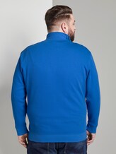 Sweatjacke mit Stehkragen - Männer - victory blue Sweatjacke mit Stehkragen - Männer - victory blue - 2 - Men Plus