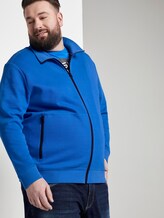 Sweatjacke mit Stehkragen - Männer - victory blue Sweatjacke mit Stehkragen - Männer - victory blue - 5 - Men Plus
