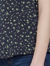 Gemustertes Blusenshirt - Frauen - navy green flower design Gemustertes Blusenshirt - Frauen - navy green flower design - 10 - TOM TAILOR