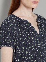 Gemustertes Blusenshirt - Frauen - navy green flower design Gemustertes Blusenshirt - Frauen - navy green flower design - 9 - TOM TAILOR