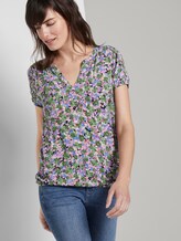 Gemustertes Blusenshirt - Frauen - colorful floral design Gemustertes Blusenshirt - Frauen - colorful floral design - 5 - TOM TAILOR