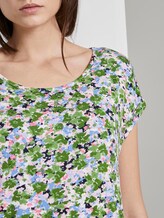 Gemustertes T-Shirt im Loose Fit - Frauen - colorful floral design Gemustertes T-Shirt im Loose Fit - Frauen - colorful floral design - 9 - TOM TAILOR