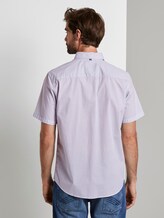 Gemustertes Hemd - Männer - white base blue minimal design Gemustertes Hemd - Männer - white base blue minimal design - 2 - TOM TAILOR