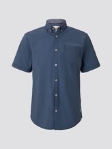Gemustertes Hemd - Männer - navy blue minimal design Gemustertes Hemd - Männer - navy blue minimal design - 7 - TOM TAILOR