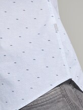 Gemustertes Kurzarm-Hemd - Männer - light blue navy grid design Gemustertes Kurzarm-Hemd - Männer - light blue navy grid design - 10 - TOM TAILOR