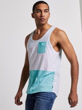 Top in a colour block art design - Men - soft sky blue yarn dye stripe Top in a colour block art design - Men - soft sky blue yarn dye stripe - 5 - TOM TAILOR Denim