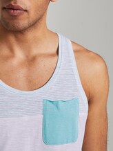 Top in a colour block art design - Men - soft sky blue yarn dye stripe Top in a colour block art design - Men - soft sky blue yarn dye stripe - 9 - TOM TAILOR Denim