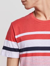Gestreiftes T-Shirt - Männer - Plain Red Gestreiftes T-Shirt - Männer - Plain Red - 9 - TOM TAILOR Denim