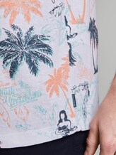 Top with a palm tree print - Men - soft blue hula palm print Top with a palm tree print - Men - soft blue hula palm print - 10 - TOM TAILOR Denim