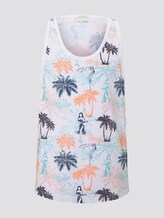 Top with a palm tree print - Men - soft blue hula palm print Top with a palm tree print - Men - soft blue hula palm print - 7 - TOM TAILOR Denim