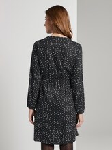 jurk met knoopsluiting - Vrouwen - black and white dot design jurk met knoopsluiting - Vrouwen - black and white dot design - 2 - TOM TAILOR