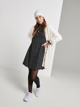 jurk met knoopsluiting - Vrouwen - black and white dot design jurk met knoopsluiting - Vrouwen - black and white dot design - 3 - TOM TAILOR