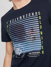 T-shirt with a photo print - Men - Sky Captain Blue T-shirt with a photo print - Men - Sky Captain Blue - 9 - TOM TAILOR Denim