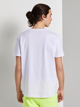 T-Shirt mit Print - Männer - White T-Shirt mit Print - Männer - White - 2 - TOM TAILOR Denim