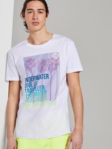 T-Shirt mit Print - Männer - White T-Shirt mit Print - Männer - White - 5 - TOM TAILOR Denim