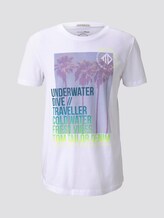 T-Shirt mit Print - Männer - White T-Shirt mit Print - Männer - White - 7 - TOM TAILOR Denim