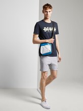 T-Shirt mit Schrift-Print - Männer - Sky Captain Blue T-Shirt mit Schrift-Print - Männer - Sky Captain Blue - 3 - TOM TAILOR Denim